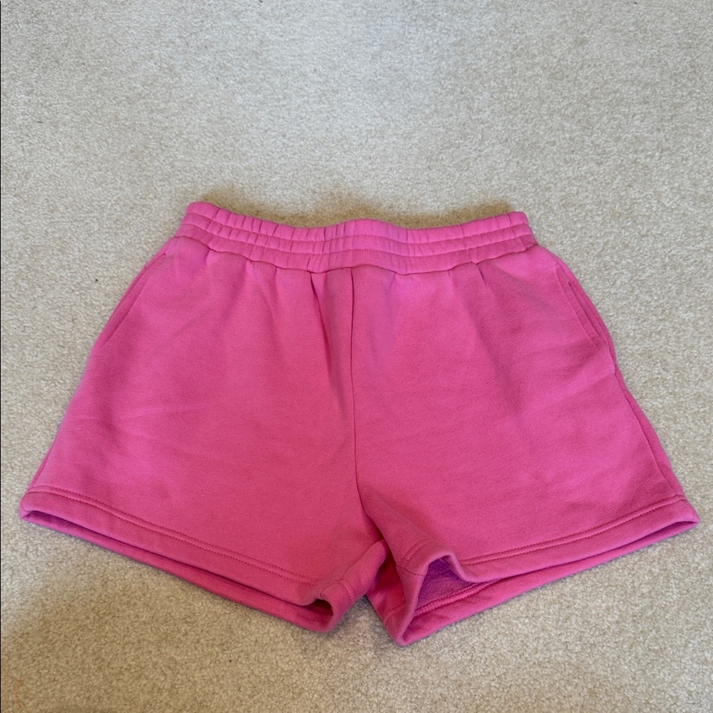 Women's Pink Casual Pull-On Shorts